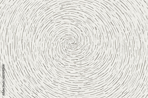 Abstract Spiral Pattern in White and Gray Tones