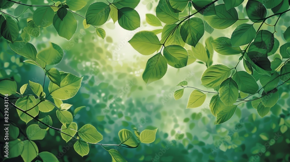 Lush green leaves backlit by sunlight create a serene and natural scene, evoking feelings of tranquility and nature's beauty. Lush green leaves backlit by sunlight create a serene and natural scene, evoking feelings of tranquility and nature's beauty.