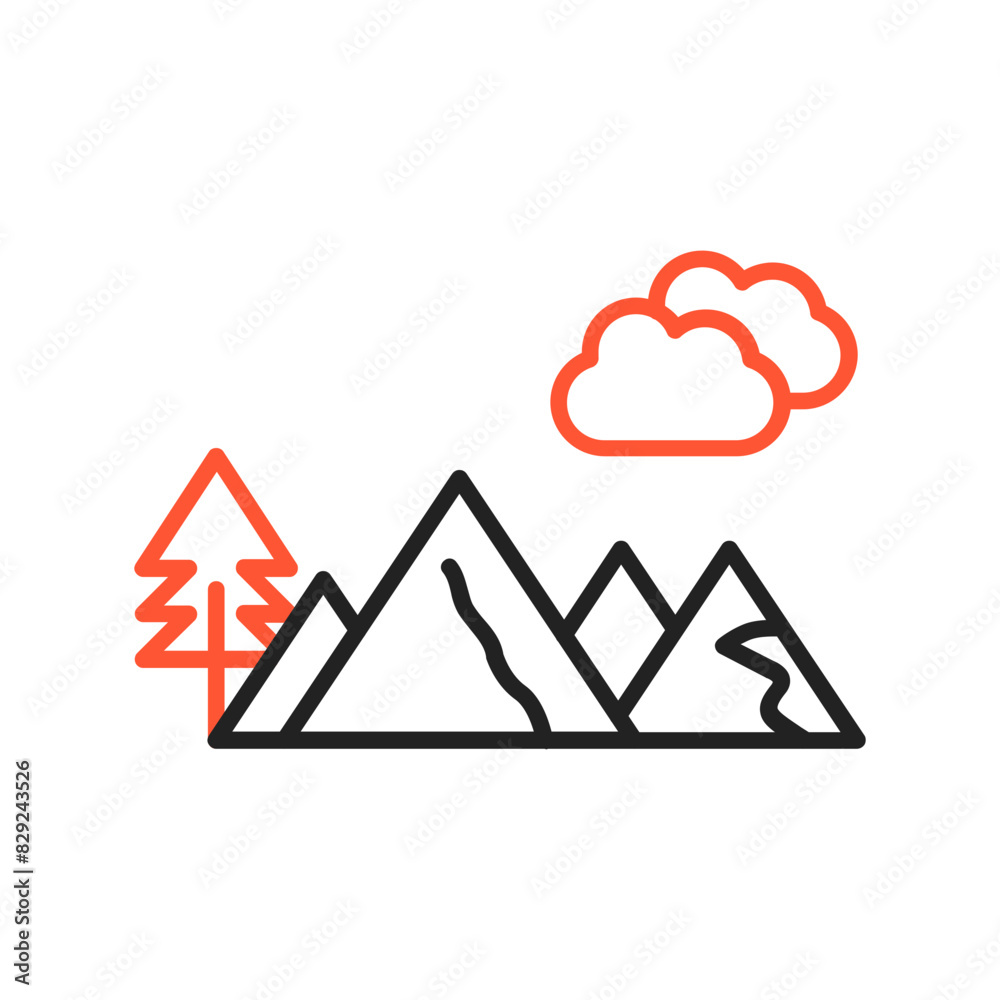 Mountain Vector Icon Mountain Vector Icon