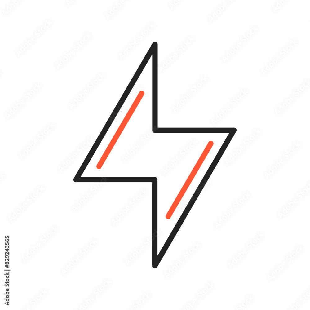 Flash On Vector Icon Flash On Vector Icon
