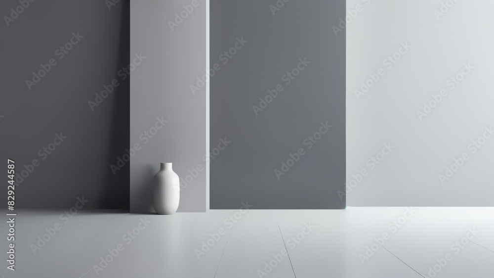 A minimalist interior against a monochrome backdrop, simplicity and sophistication in modern design. Minimal Elegance: Simplicity in Interior Design A minimalist interior against a monochrome backdrop, simplicity and sophistication in modern design. Minimal Elegance: Simplicity in Interior Design