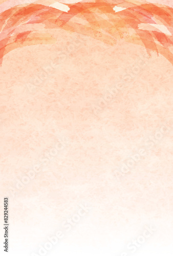 秋　和紙　オレンジ　背景