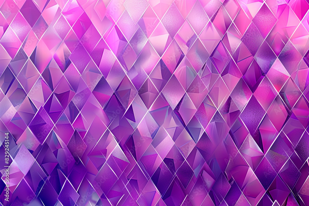 Vibrant shades of neon purple modernize any space with bold geometric diamonds. Vibrant shades of neon purple modernize any space with bold geometric diamonds.