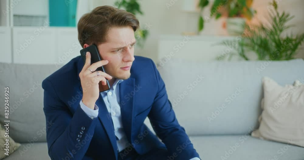 Businessman Talks with Contractor Businessman Talks with Contractor