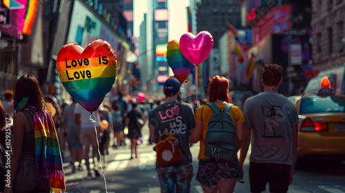 I believe that marriage isn’t between a man and a woman, but between love and love.