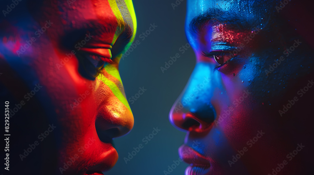 I believe that marriage isn’t between a man and a woman, but between love and love. I believe that marriage isn’t between a man and a woman, but between love and love.