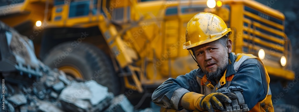 Dedicated Heavy Equipment Operator Diligently Works at Sprawling Construction Worksite Dedicated Heavy Equipment Operator Diligently Works at Sprawling Construction Worksite