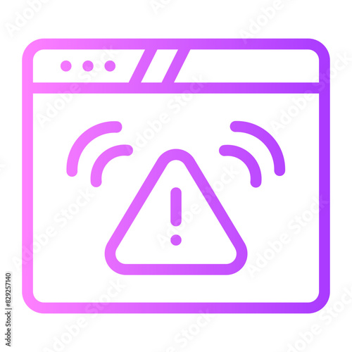 alert gradient icon