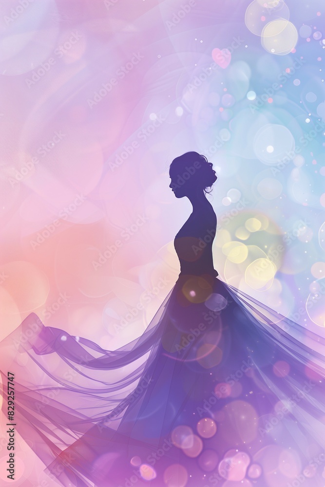 Woman in long dress,full body,digital art style,watercolor painting style,dreamy woman background. Woman in long dress,full body,digital art style,watercolor painting style,dreamy woman background.