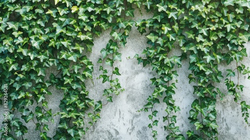 The Wall Adorning Green Creeper Plant