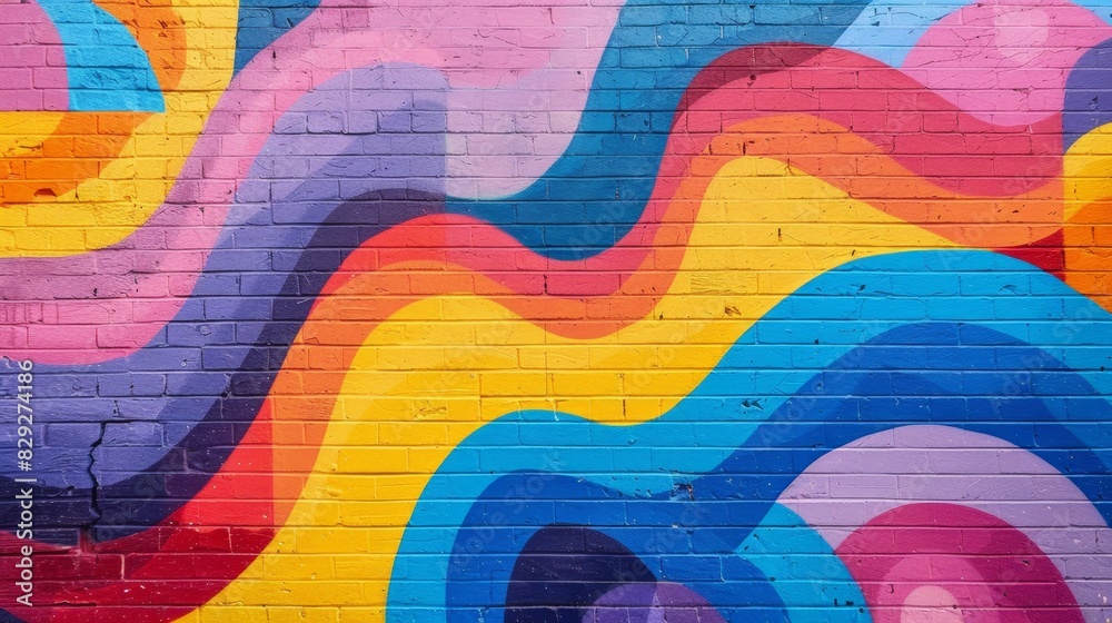 Celebrating Diversity: Vibrant LGBTQ+ Pride Mural Sends Powerful Message in Urban Setting Celebrating Diversity: Vibrant LGBTQ+ Pride Mural Sends Powerful Message in Urban Setting