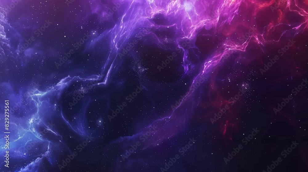 a colorful nebula with shades of purple and blue. a colorful nebula with shades of purple and blue.