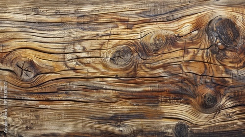 Texture of Unprocessed Wooden Board photo