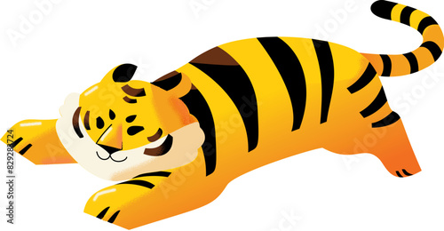 Jumping Yellow Tiger