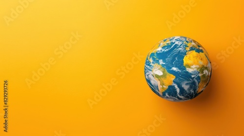 A Yellow Horizon, Earth's Unity in the Global Mosaic photo