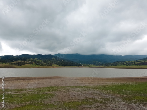 Sisga Reservoir, embalse del sisga, Cundinamarca, Colombia photo
