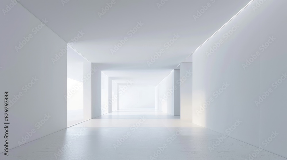 Abstract setting with a pristine white empty area and a seamless background . Abstract setting with a pristine white empty area and a seamless background .