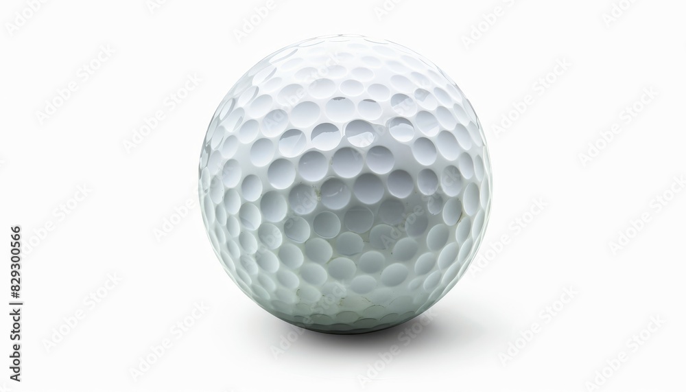White isolated golf ball with clipping path White isolated golf ball with clipping path