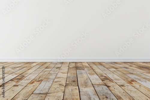 White wall oak floor