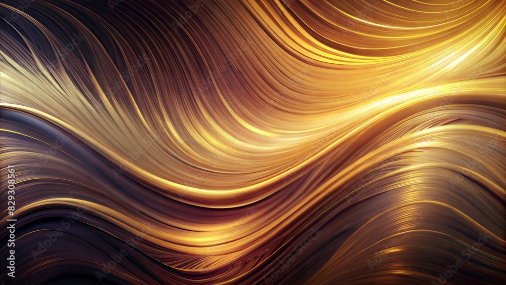 Abstract orange background with flowing lines creates a colorful and artistic backdrop design