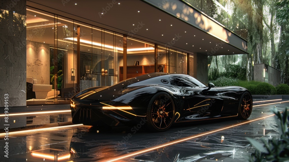 Concept design for a car detailing business with a luxury feel Concept design for a car detailing business with a luxury feel