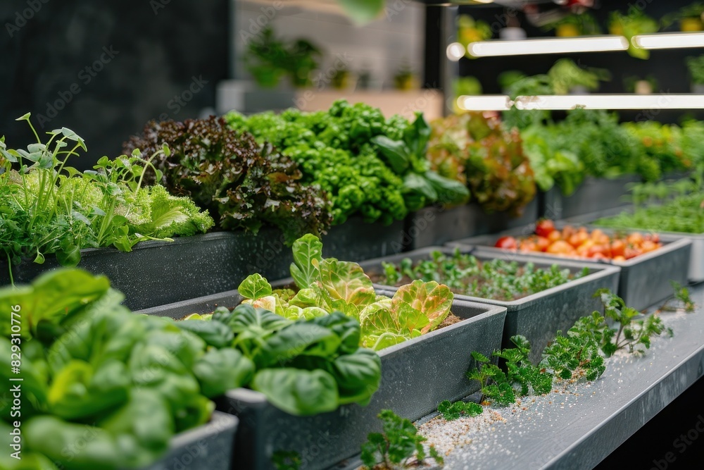 Smart Kitchen Garden Harnessing Automated Irrigation and Natural Daylight for Sustainable Food Production