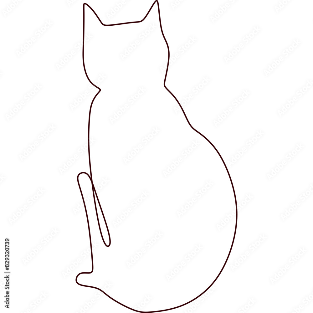 Cat Line Art Cat Line Art