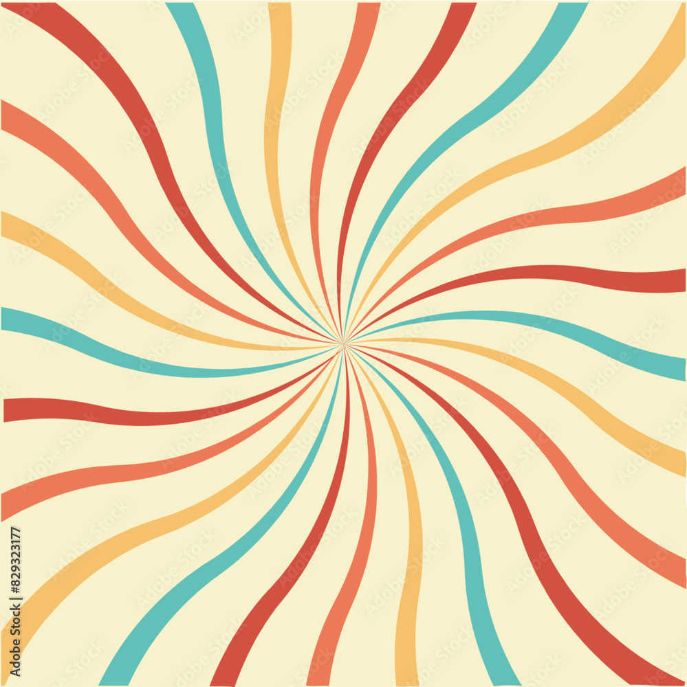 Sunburst retro vibes graphic print groovy background 60s 70s Sunburst retro vibes graphic print groovy background 60s 70s