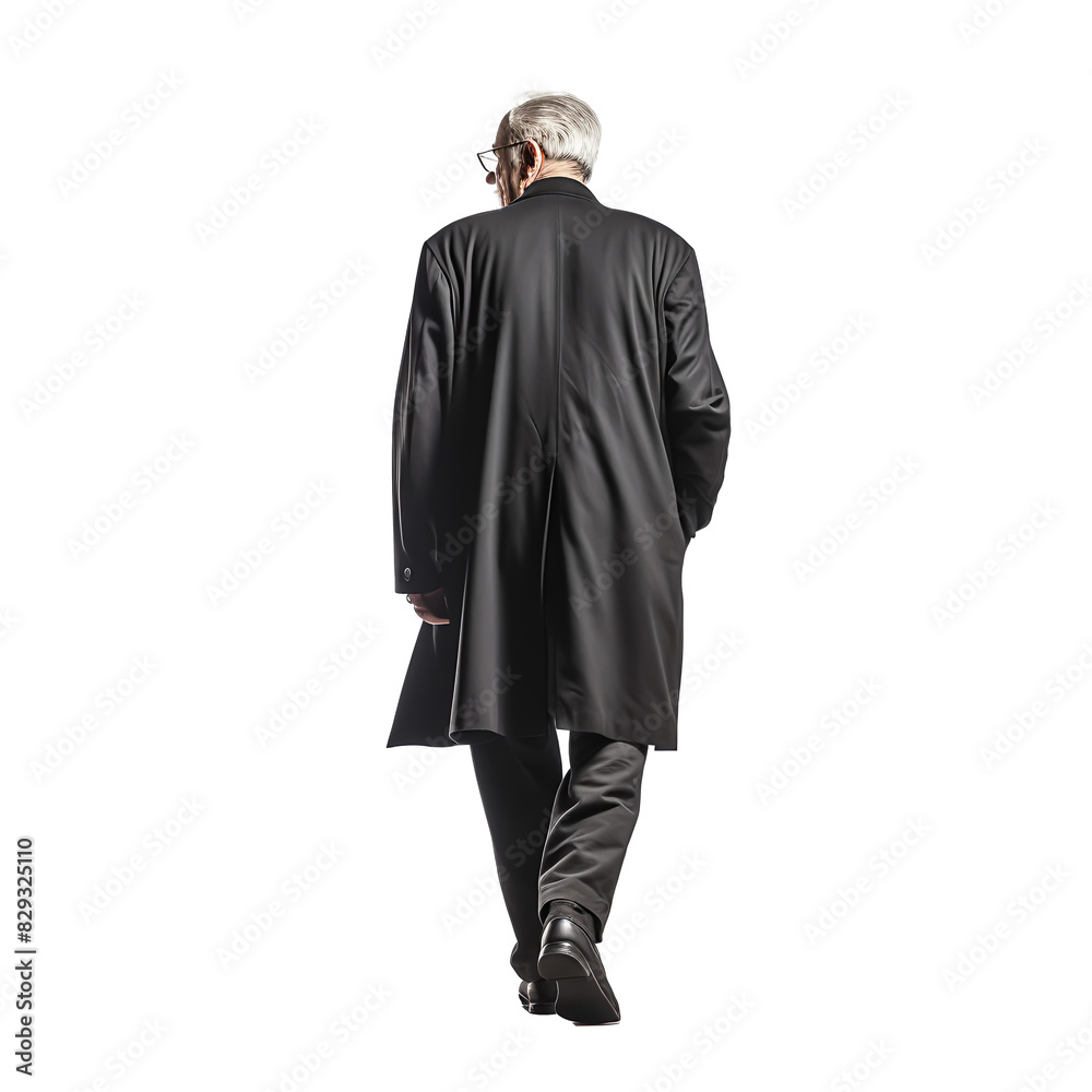 Senior Gentleman in Classic Black Dress Senior Gentleman in Classic Black Dress