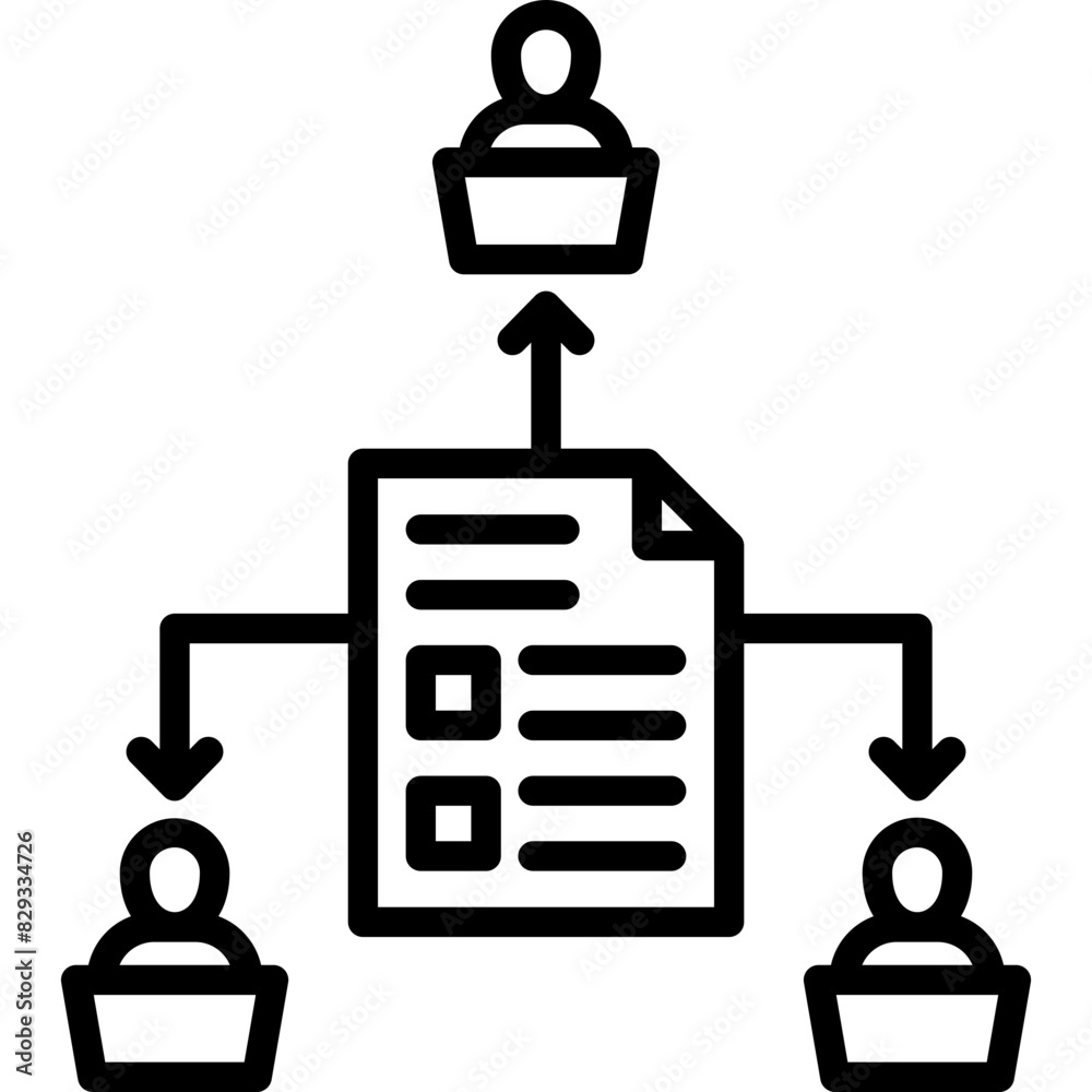 Obraz premium File Sharing Icon