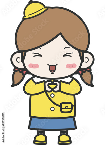 사랑스러운 귀여운 어린아이