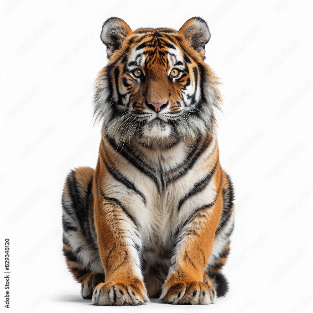 tiger isolated on white background tiger isolated on white background