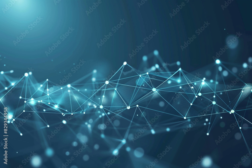 Obraz premium Modern networking vector in baby blue for a sleek digital communication look.