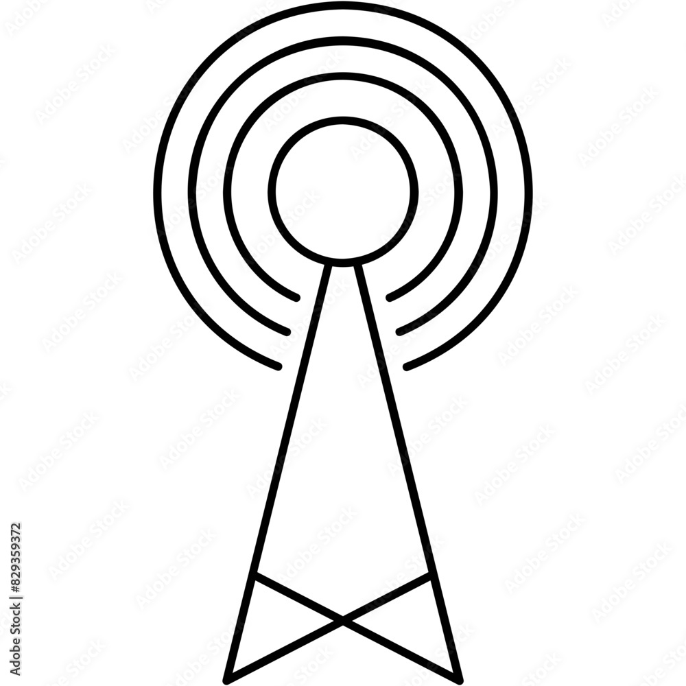 Signal Tower Icon Signal Tower Icon