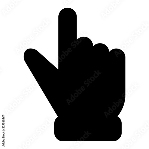 Hand Click Cursor Icon, Simple Icon Vector Design, best used for presentation, application, web and banner