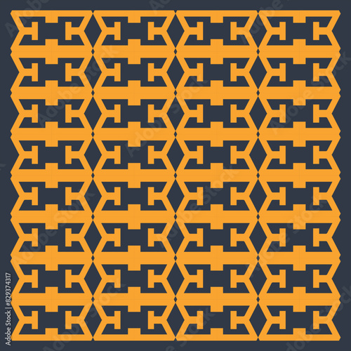 Horizontal abstract elegant geometric pattern