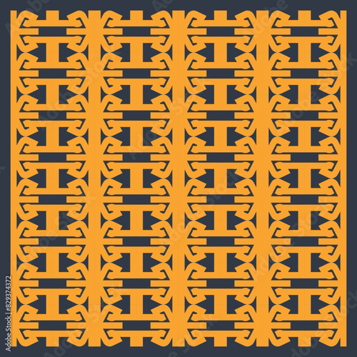 Horizontal abstract elegant geometric pattern
