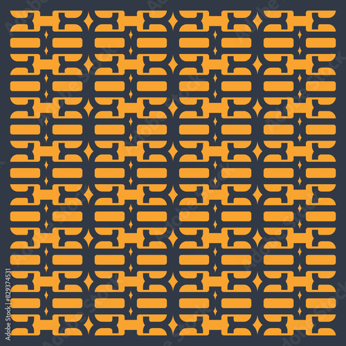 Horizontal abstract elegant geometric pattern