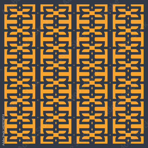 Horizontal abstract elegant geometric pattern