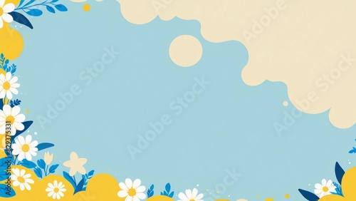 background with flowers