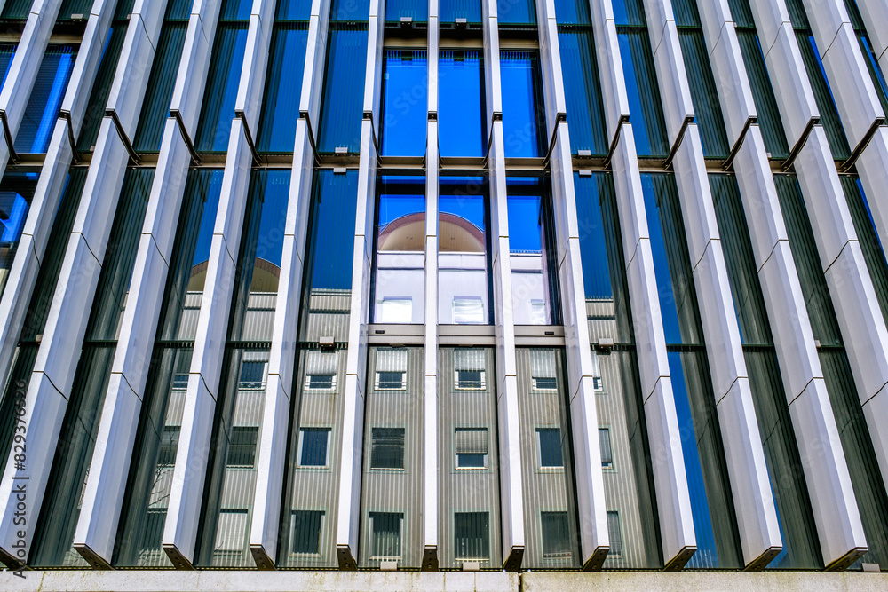 Obraz premium typical windows of an office building