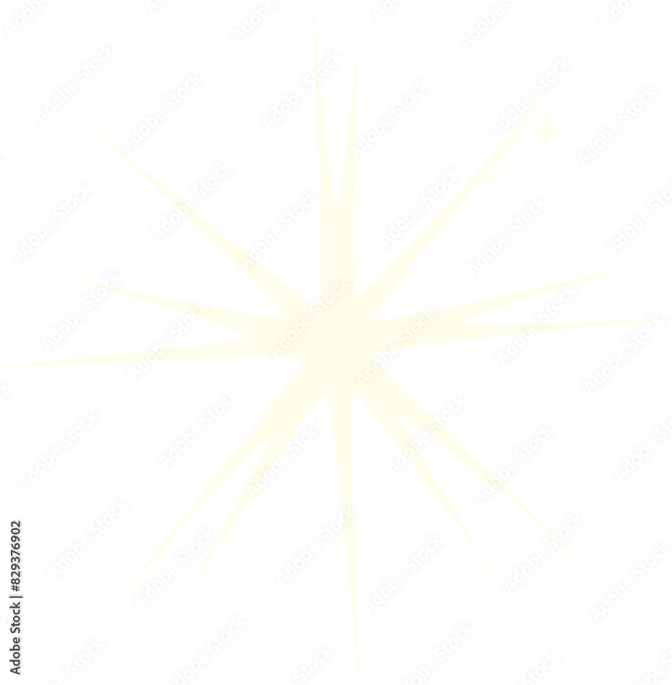 Obraz premium Star burst vector