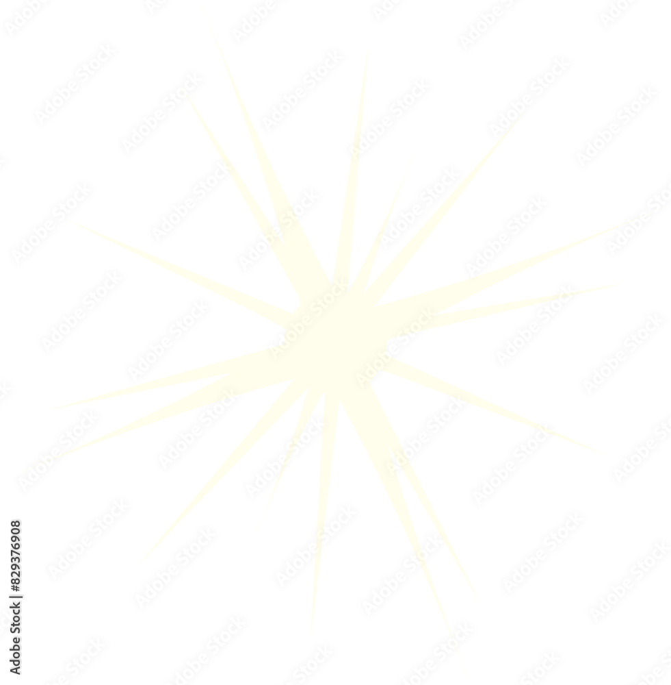 Obraz premium Star burst vector