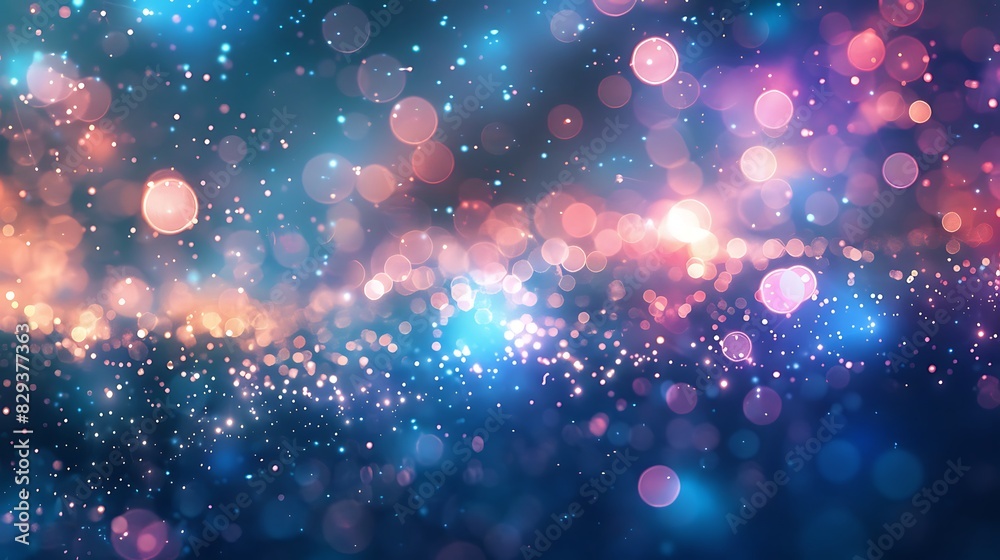 Glittering Stardust Delight - Shimmering Background with Sparkles and Lights Captivating Attention