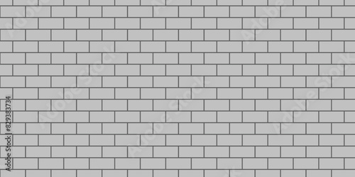 White brick background texture. White brick pattern and white background wall brick. 