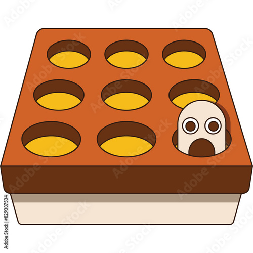 Mole Game Sticker