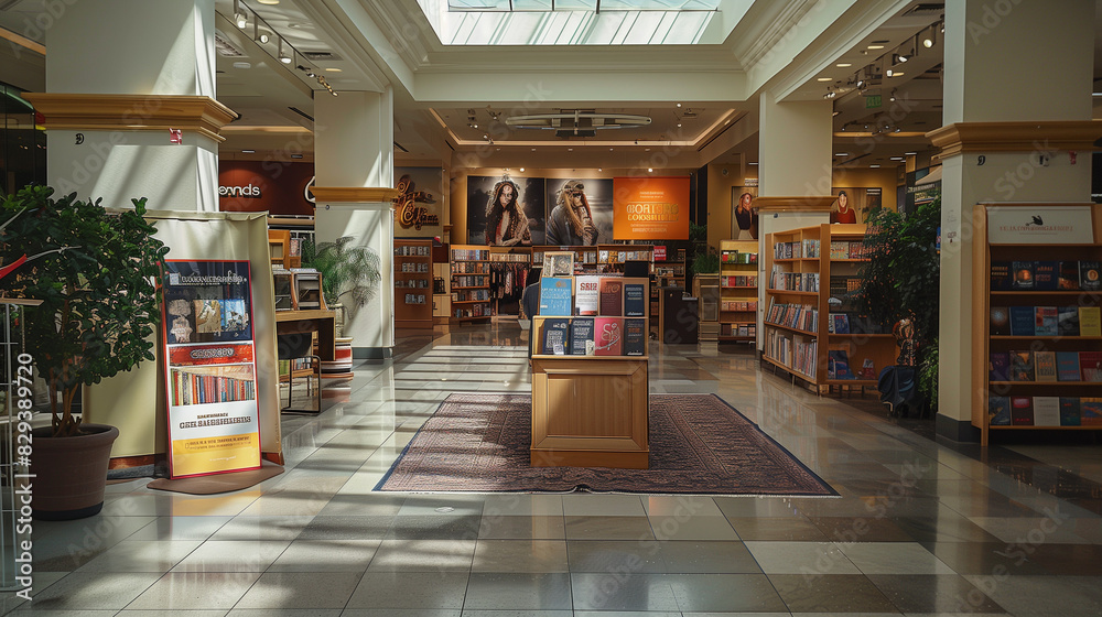 Among the bustling alleys of the shopping center there is a cozy bookstore that becomes a meeting place for literature lovers. Among the bustling alleys of the shopping center there is a cozy bookstore that becomes a meeting place for literature lovers.
