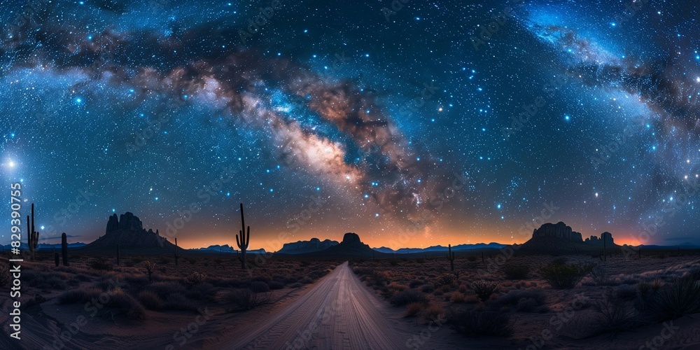 Desert Night Drive, generative ai