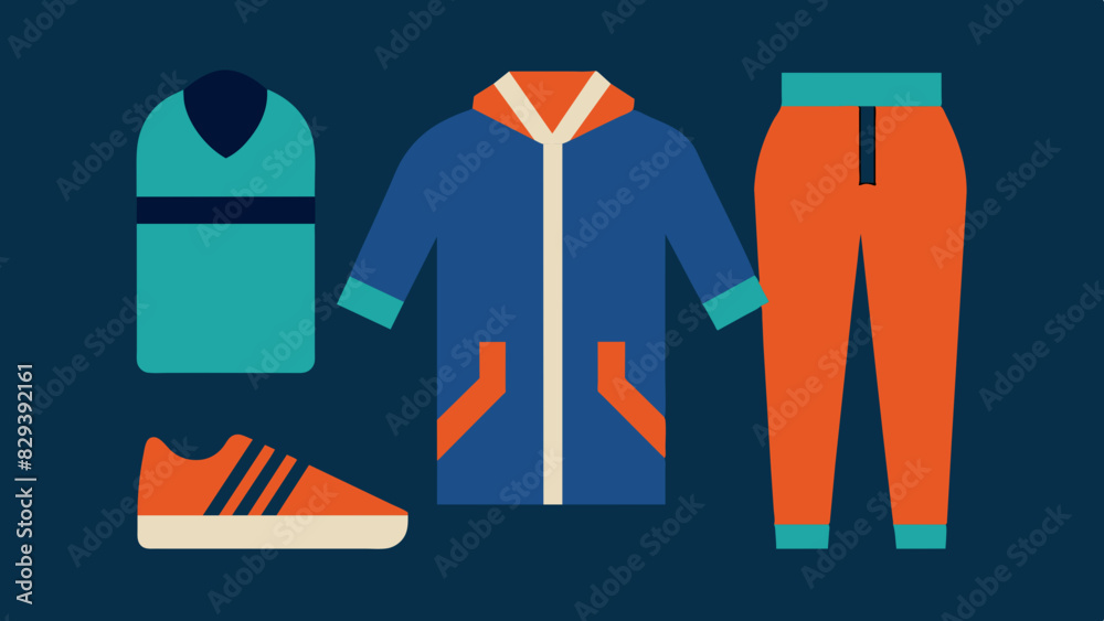 Fototapeta premium Hybrid style of sportswear. Athleisure, sport