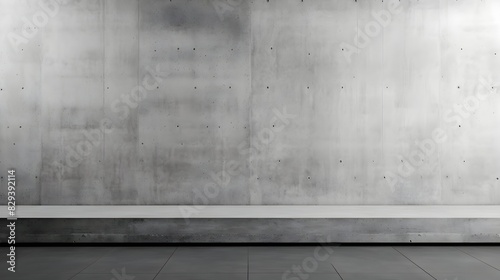 Minimalist Concrete Wall Backdrop for Modern Interior Design